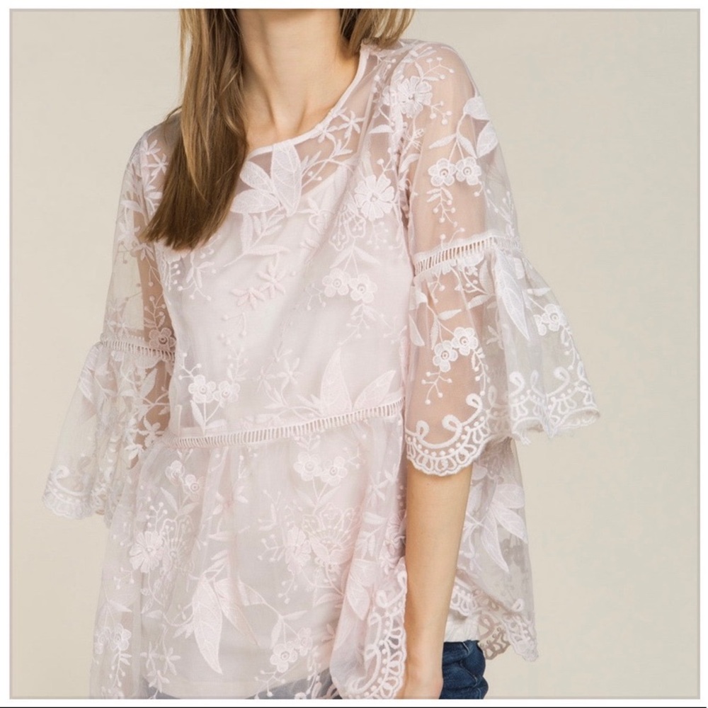 Savanna 2 Piece Fairy Lace Top - Picture 5 of 10